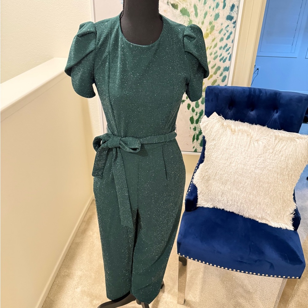 Calvin Klein Sparkling Green Jumpsuit